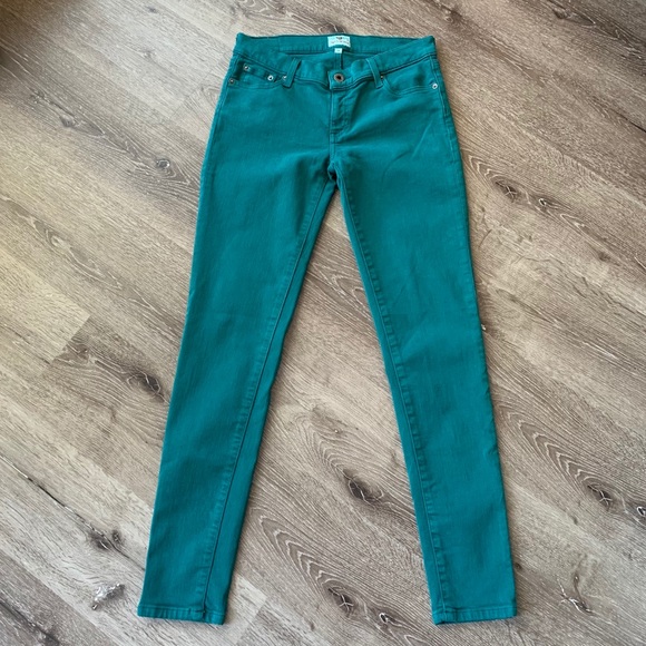 Fossil Teal Super Skinny Jeans Size 28 - Picture 5 of 11